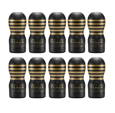 Set of 10 PREMIUM TENGA ORIGINAL VACUUM CUP HARD Japan Version
