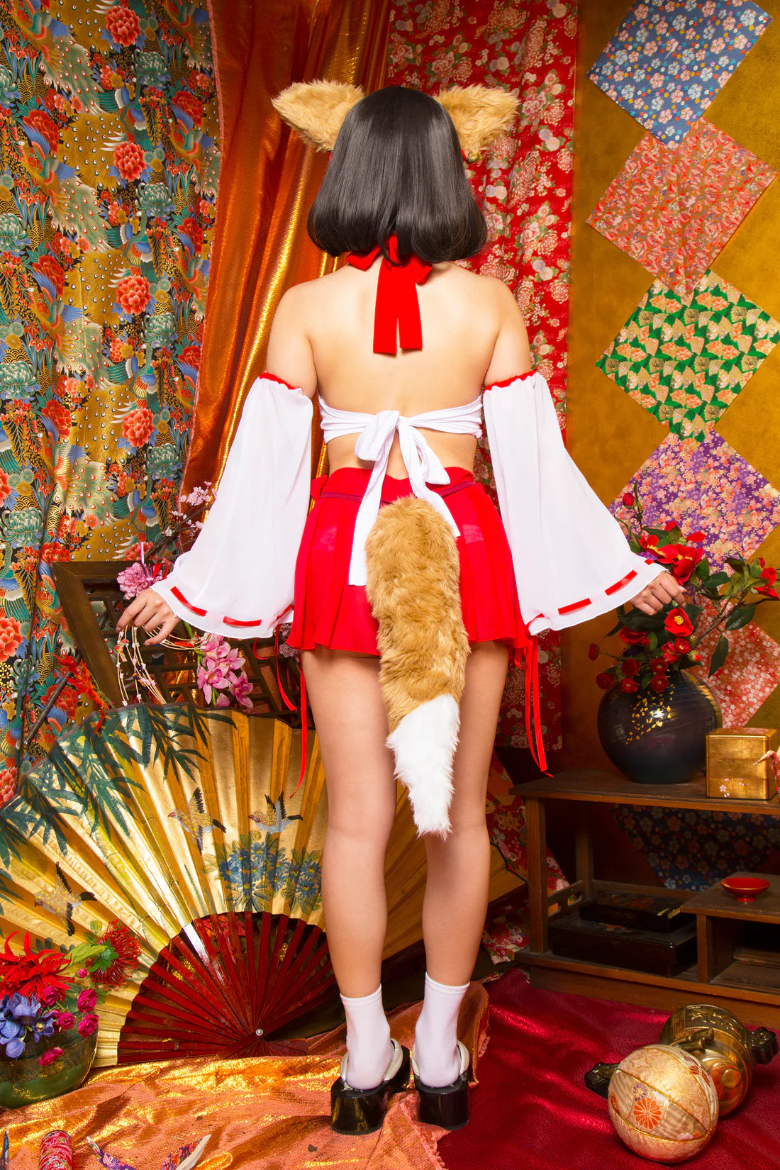 SUGAR WHIP Fox Shrine Maiden Outfit Set Japan Version