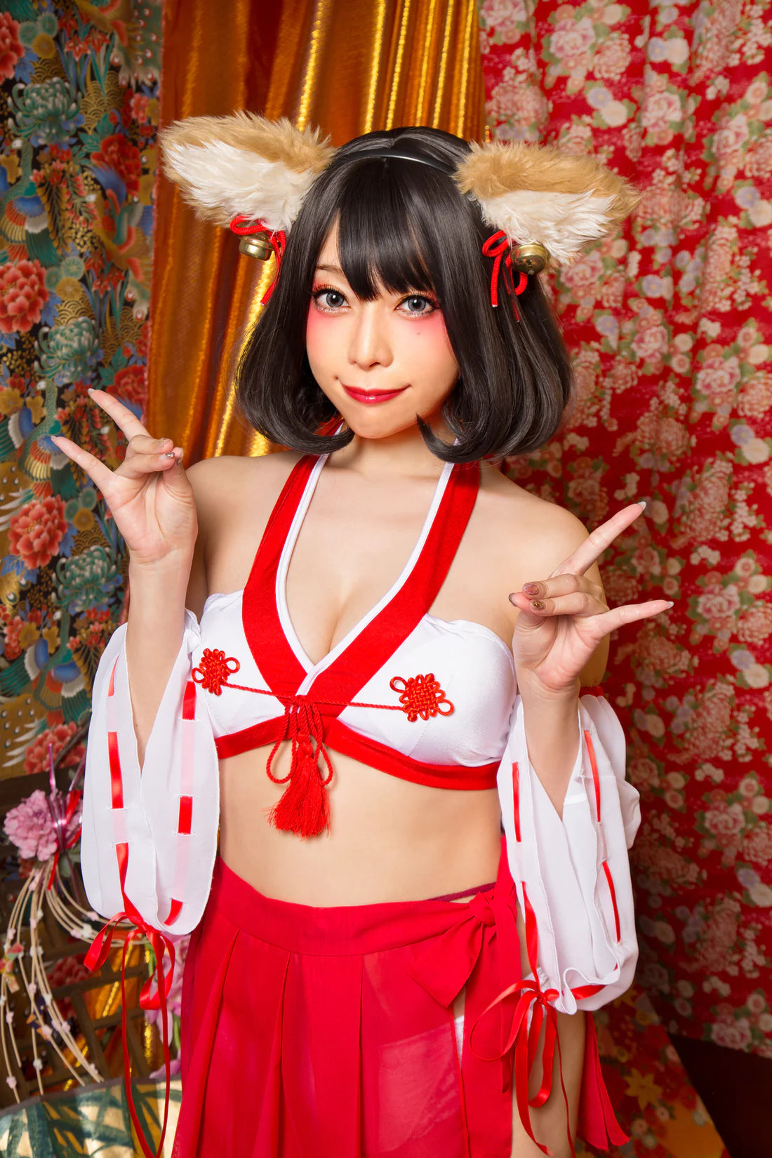 SUGAR WHIP Fox Shrine Maiden Outfit Set Japan Version