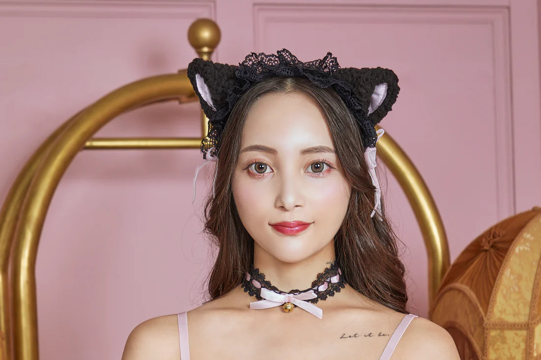 RUBAN MIGNON Black Cat Doll Outfit Set Japan Version