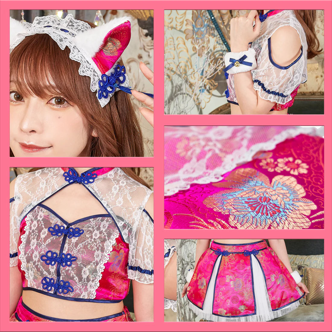 MY FAVE Mandarin Style Cat Outfit Set Japan Version