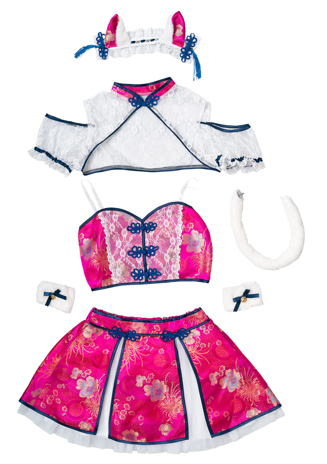 MY FAVE Mandarin Style Cat Outfit Set Japan Version
