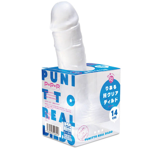 New Punitto Real Pure Clear Dildo 14 cm Japan Version