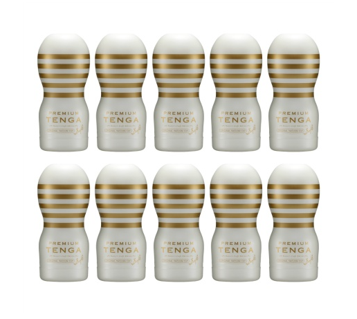 Set of 10 PREMIUM TENGA ORIGINAL VACUUM CUP SOFT Japan Version