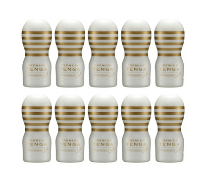 Set of 10 PREMIUM TENGA ORIGINAL VACUUM CUP SOFT Japan Version