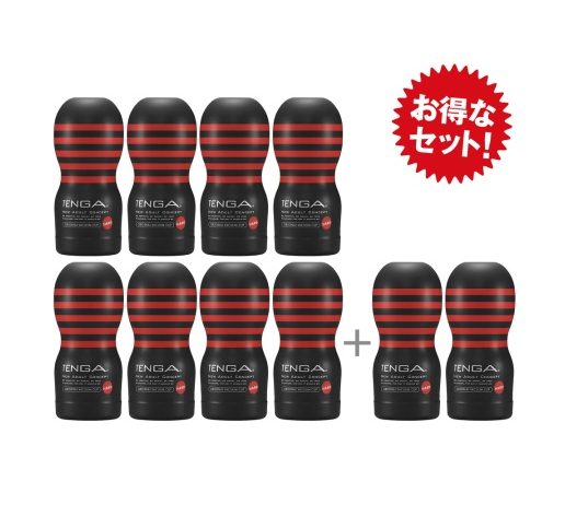 Set of 10 TENGA ORIGINAL VACUUM CUP HARD Japan Version