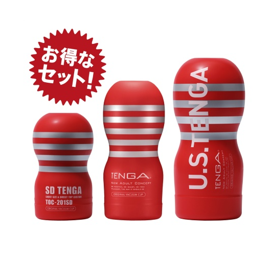 Red TENGA Variety Set 3 Japan Version