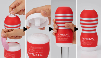 Once you remove the wrapping and open the cap, you can immediately use this pre-lubricated product. Once you're done, simply place the cap back on the item and dispose.
